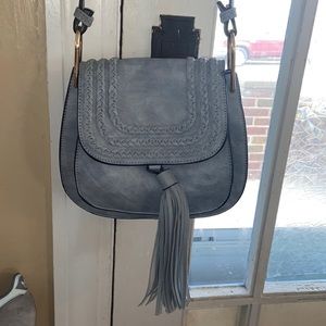 Suede Saddle purse